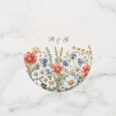 ワイルドフラワーカラフルズテーブル紙吹雪 コンフェッティ (スモール正面)