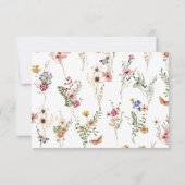 ワイルドフラワーカラフルズ卒業アドバイスカード 招待状 (裏面)