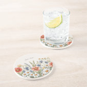 ワイルドフラワーカラフルズ砂岩コースター コースター (側面)