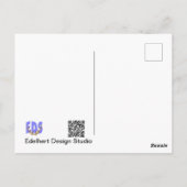 ワイルドフラワーカラフルズDIYポストカード ポストカード (裏面)