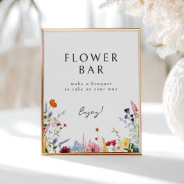 ワイルドフラワーカラフルバーダウンロード ポスター