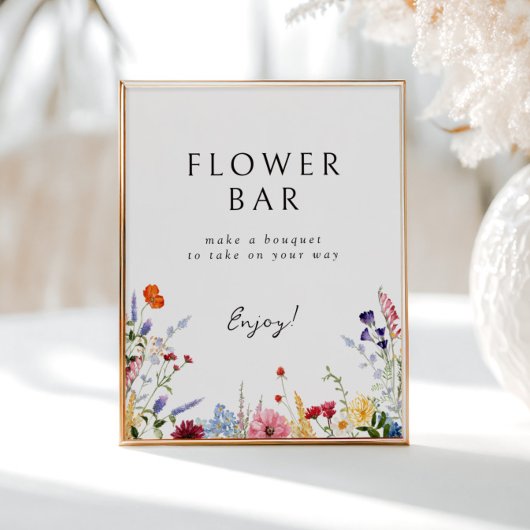 ワイルドフラワーカラフルバーダウンロード ポスター