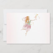 ワイルドフラワーカラフルフェアリー2ndバースデーフォト 招待状 (裏面)