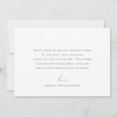 ワイルドフラワーカラフルフラット誕生日パーティー サンキューカード (裏面)