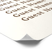 ワイルドフラワーカラフルフローラウォーター結婚カラー ポスター (角)