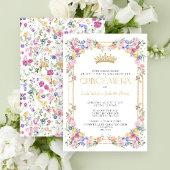 ワイルドフラワーカラフルフローラガーデンクインセアニェラ 招待状