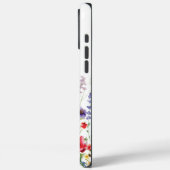 ワイルドフラワーカラフルフローラパーソナライズされた名 Case-Mate iPhoneケース (裏面 / 左)