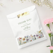 ワイルドフラワーカラフルフローラブライダルシャワー フェイバーバッグ (封をした状態)