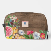 ワイルドフラワーカラフルフローラブーケのアートパターン ドップキット (正面)