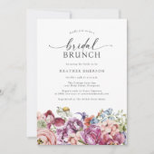 ワイルドフラワーカラフルブライダルブランチ 招待状 (正面)