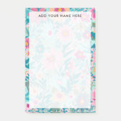 ワイルドフラワーカラフルブロッサムオフィス固定 ポストイット (正面)