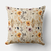 ワイルドフラワーカラフルボホ クッション (正面)