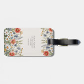 ワイルドフラワーカラフルラゲッジタグ ラゲッジタグ (裏面横)