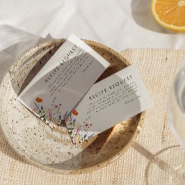 ワイルドフラワーカラフルレシピの要求 エンクロージャーカード