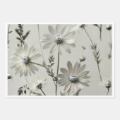 ワイルドフラワーカラフル誕生日ラップ ラッピングペーパーシート (正面2)