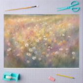 ワイルドフラワーカラフル18bデコページティッシュペーパー 薄葉紙 (クラフト)