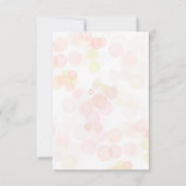 ワイルドフラワーカラフル&蝶の誕生日パーティー サンキューカード (裏面)