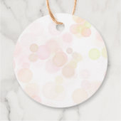 ワイルドフラワーカラフル&蝶の誕生日パーティー フェイバータグ (裏面)