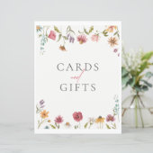 ワイルドフラワーカードとギフトのサイン (スタンド正面)