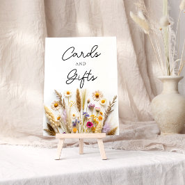 ワイルドフラワーカード及び贈与 ポスター