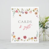 ワイルドフラワーカード&ギフトサイン (スタンド正面)