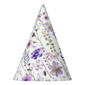 ワイルドフラワーガーデンの最初の誕生日パーティー帽子 パーティーハット (左)