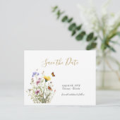 ワイルドフラワーガーデンは日付はがきを保存 案内ポストカード (スタンド正面)