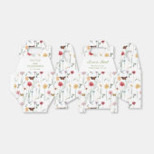 ワイルドフラワーガーデンウエディングファボアボックス フェイバーボックス (折り畳みなし)