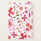 ワイルドフラワーガーデンウォーターカラープランナー プランナー手帳 (裏面)