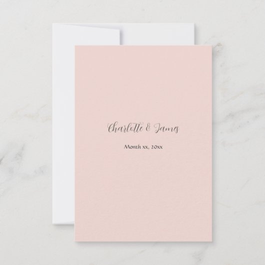 ワイルドフラワーガーデンウォーターフローラ結婚ズ 出欠カード (裏面)