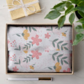 ワイルドフラワーガーデンカラフルボホボタニカルフローラ 薄葉紙 (ギフト)