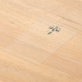 ワイルドフラワーガーデンスタイリッシュバティム アクリル招待状 (レイダウン)