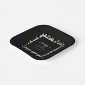 ワイルドフラワーガーデンチャーム | ベビーシャワー紙プレート ペーパープレート (傾斜あり)