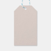 ワイルドフラワーガーデンパーティーサンキューメッセージカード ギフトタグ (裏面)