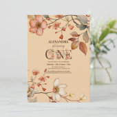 ワイルドフラワーガーデンパーティー1st Birthday 招待状 (スタンド正面)