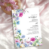 ワイルドフラワーガーデンフローラ結婚すべて 招待状