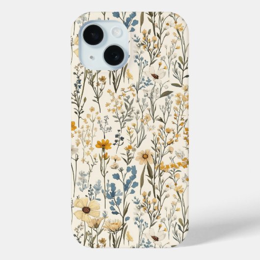 ワイルドフラワーガーデンフローラ Case-Mate iPhoneケース (裏面)