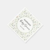 ワイルドフラワーガーデンベビーシャワー | ガーデンパーティー スタンダードカクテルナプキン (角)