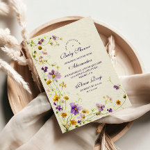 ワイルドフラワーガーデンベビーシャワー