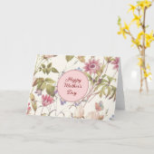 ワイルドフラワーガーデンマザーズデイカード カード (黄色い花)