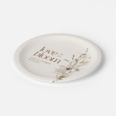 ワイルドフラワーガーデンラブイン開花 ペーパープレート (アングル)