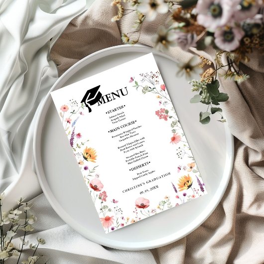 ワイルドフラワーガーデン卒業パーティー メニュー