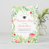 ワイルドフラワーガーデン卒業パーティー 招待状 (スタンド正面)