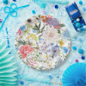 ワイルドフラワーガーデン紙プレート ペーパープレート (パーティー)