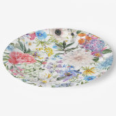 ワイルドフラワーガーデン紙プレート ペーパープレート (アングル)