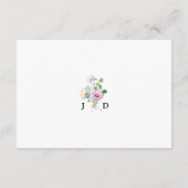 ワイルドフラワーガーデン結婚フローラのウェブサイトQRコード エンクロージャーカード (裏面)