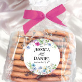 ワイルドフラワーガーデン結婚フローラの名称と日付 ラウンドシール