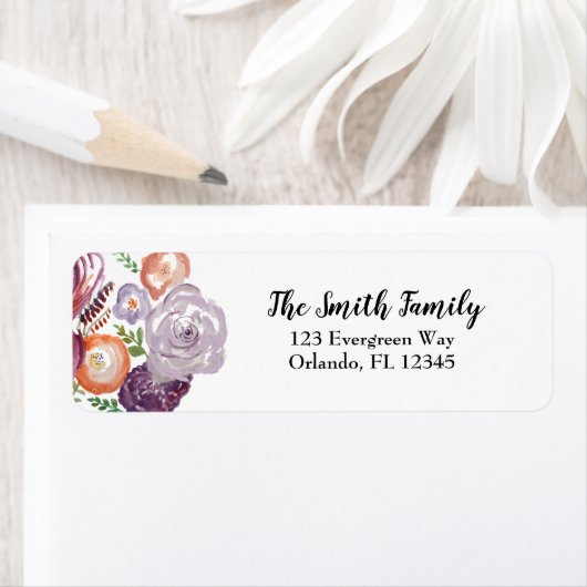 ワイルドフラワーガーデン絵を描フラワーズ ラベル (インサイチュ)