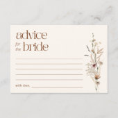 ワイルドフラワーガーデン開花アドバイスfor the Bride エンクロージャーカード (正面)