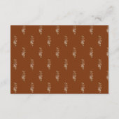 ワイルドフラワーガーデン開花アドバイスfor the Bride エンクロージャーカード (裏面)